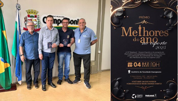 Foto - Assessoria Campo Bonito entre os Melhores do Ano no Esporte 2025